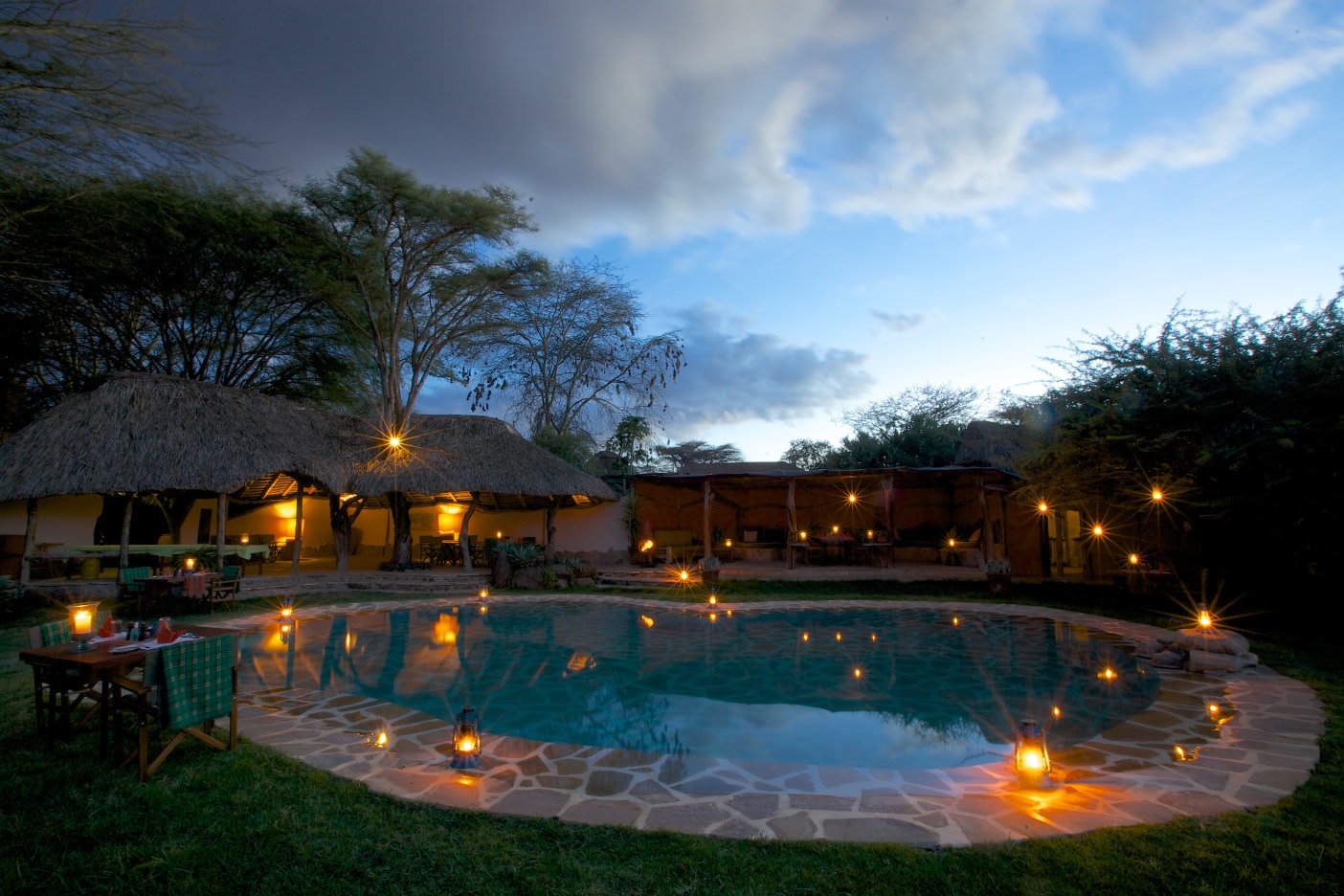 Swimmingpool des Lewa Safari Camp