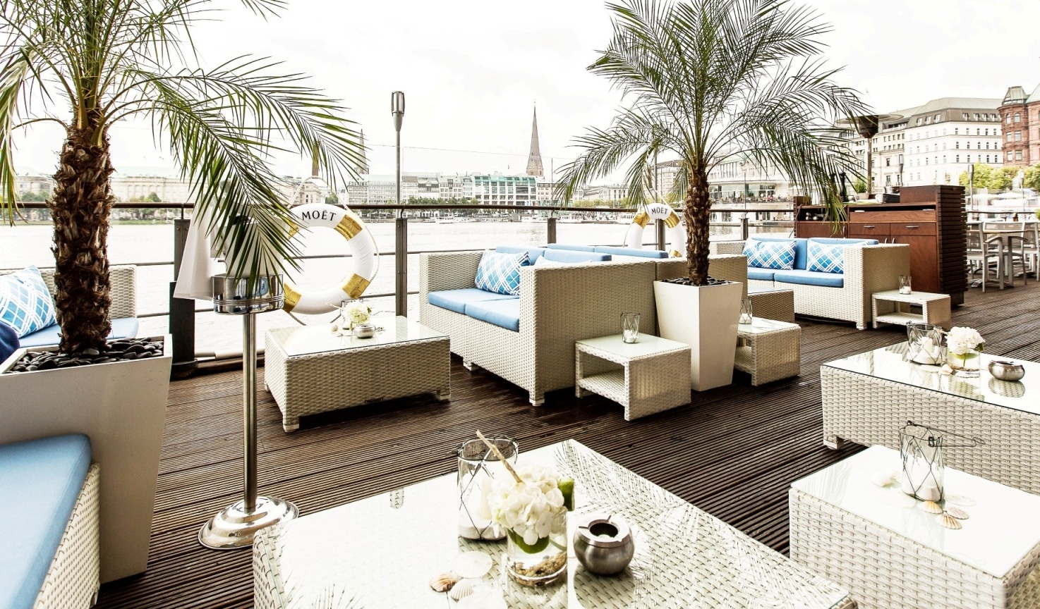 Terrasse an der Alster