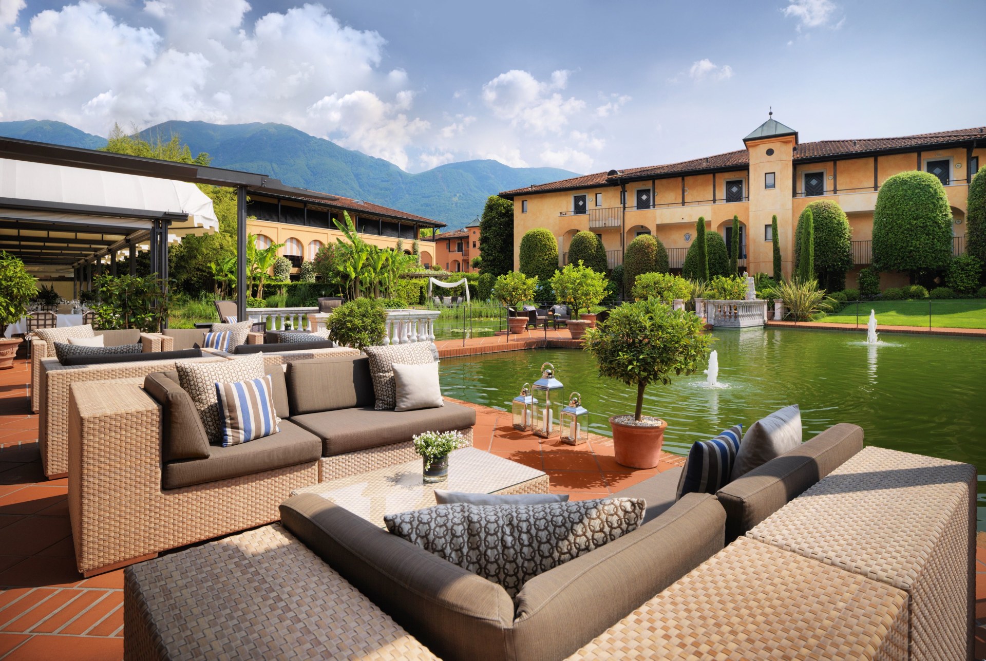 Hide-Seek-Terrasse des Giardino Ascona