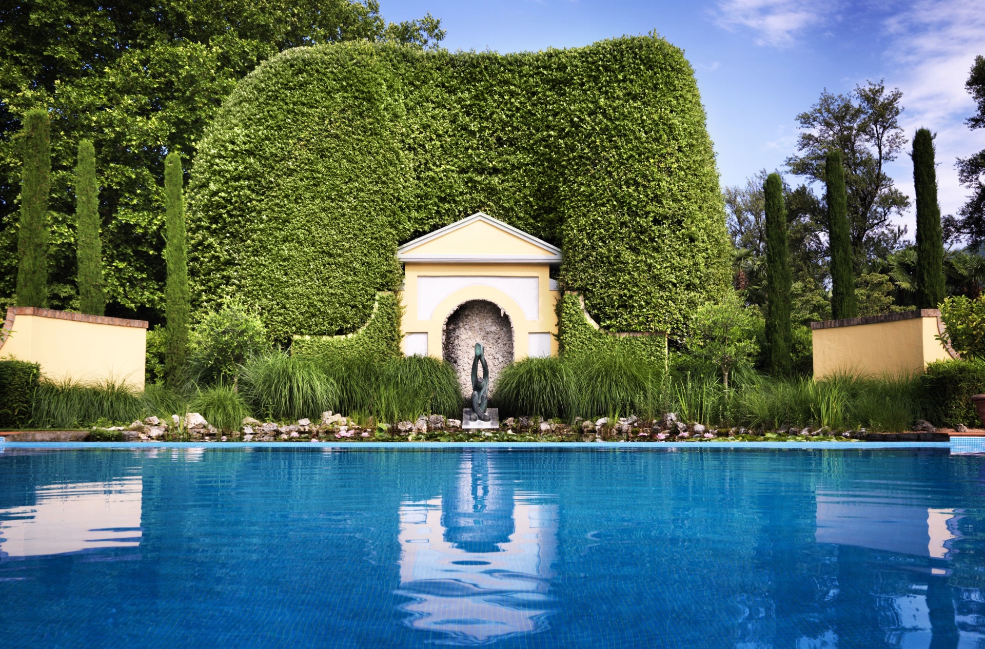 Pool und Pavillion des Giardino Ascona 