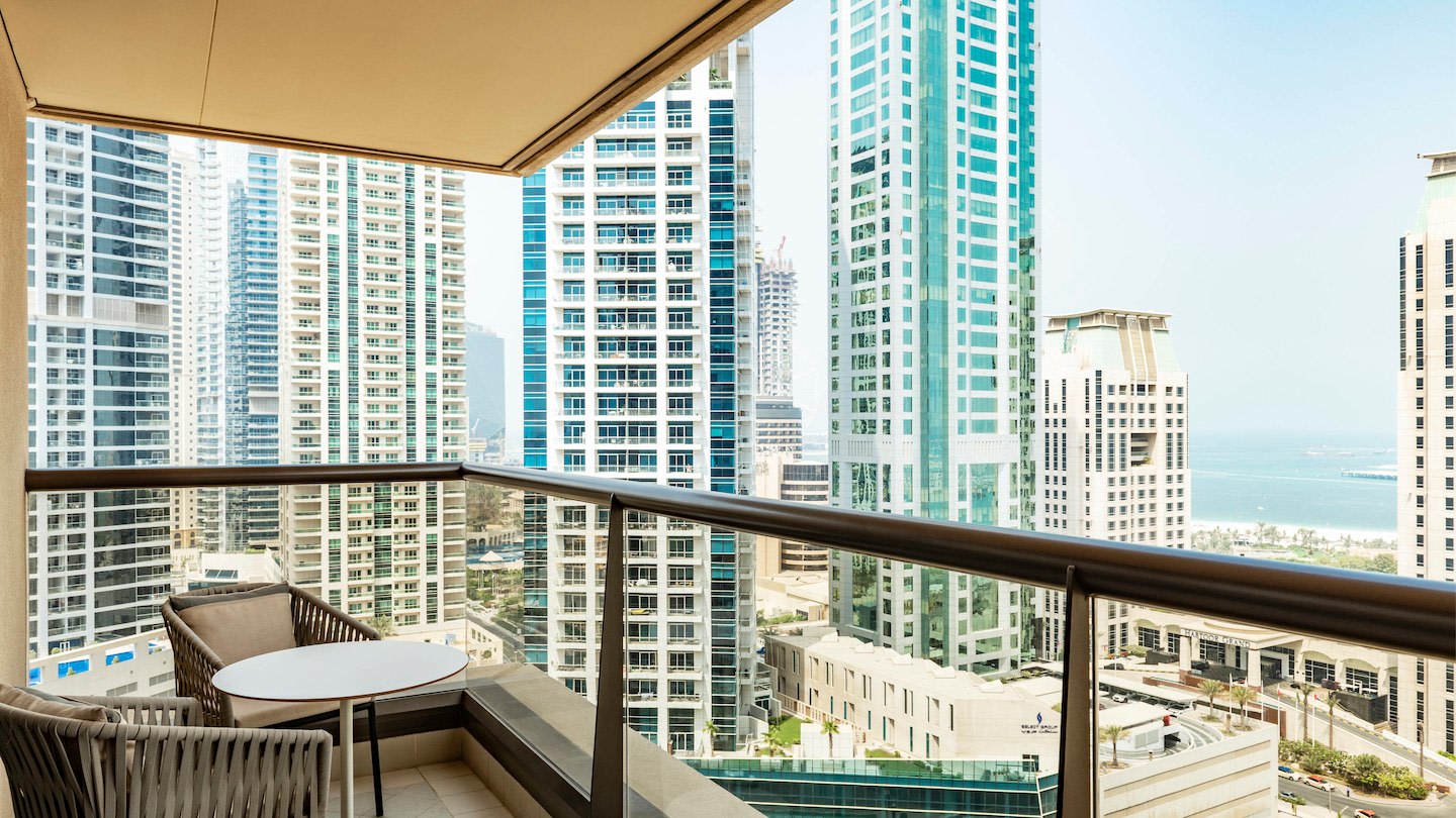 Aussicht vom Balkon des Premier Balcony Rooms