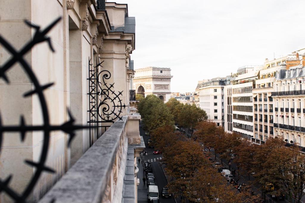 Blick vom Balkon