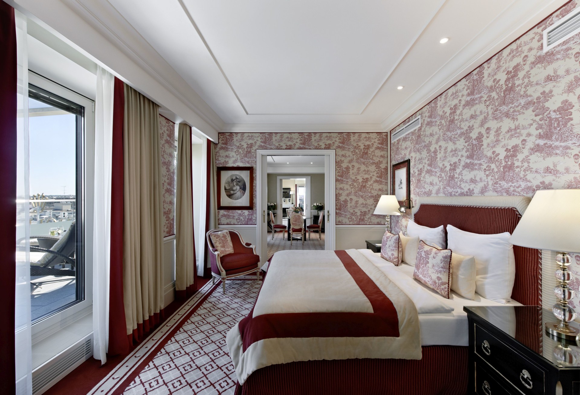 Schlafzimmer der Presidential Suite