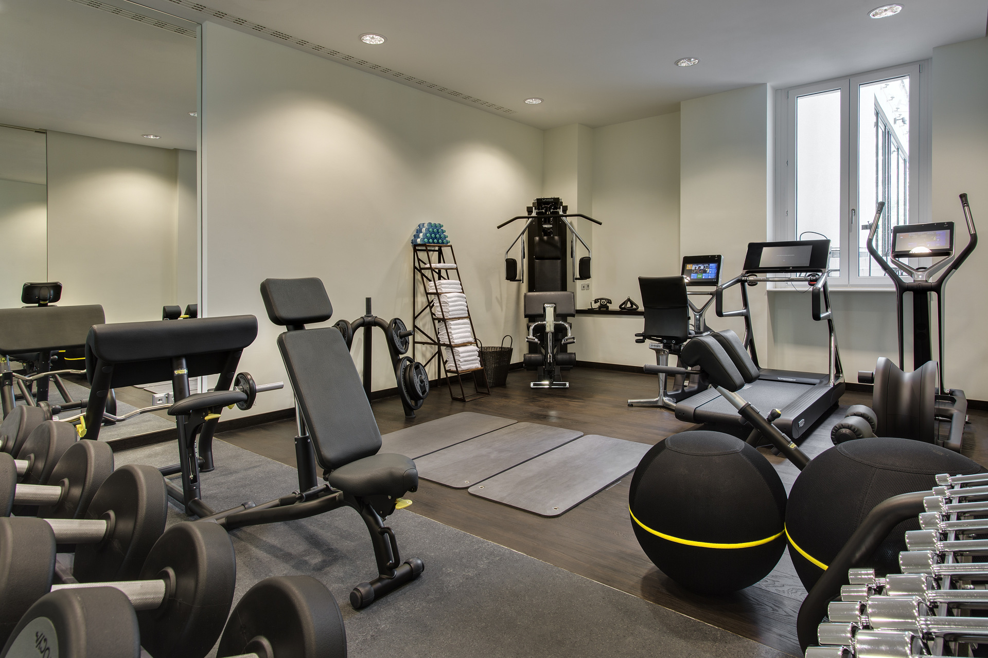 Fitnessraum im Hotel