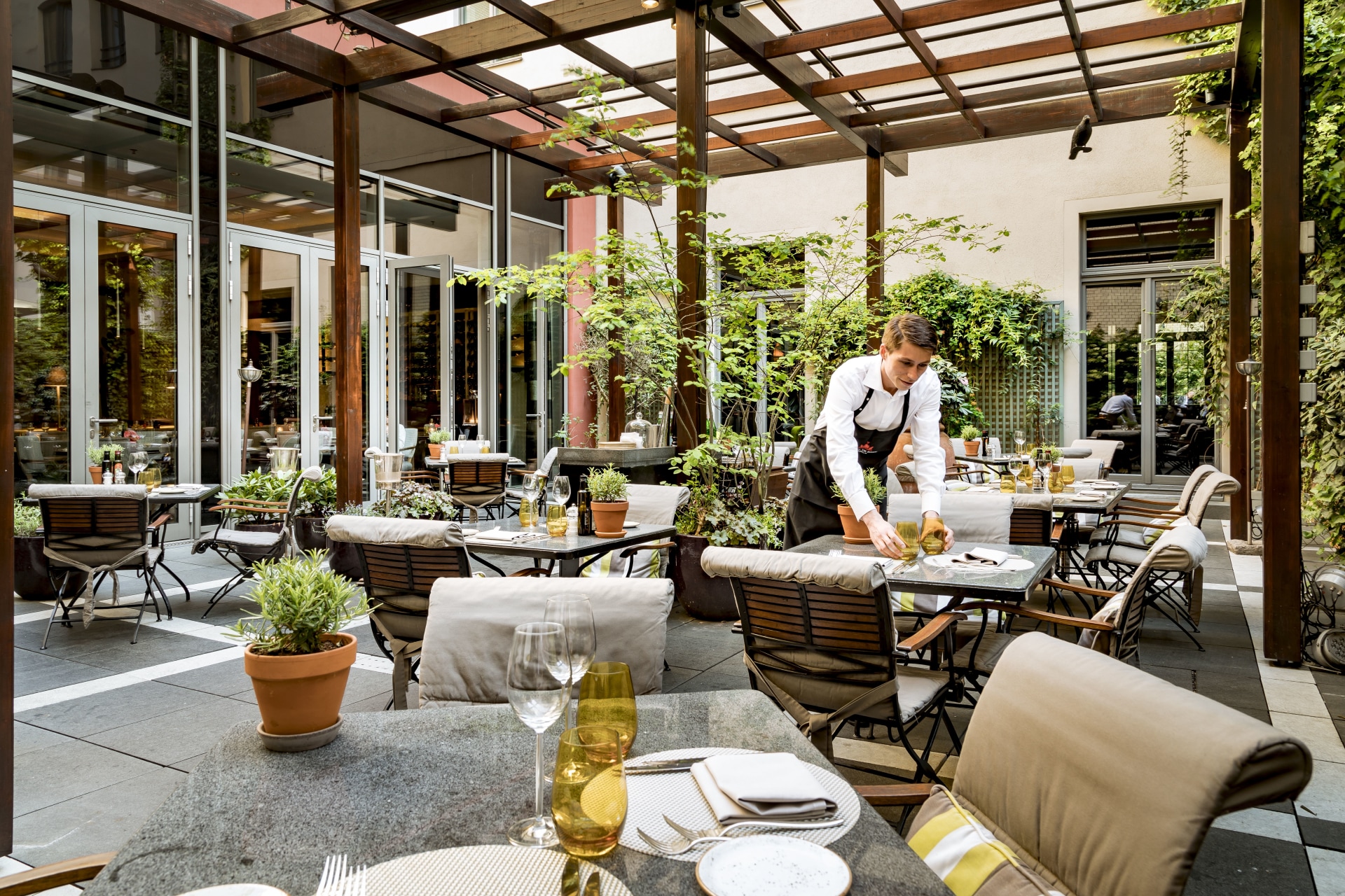 Terrasse des La Banca Restaurant