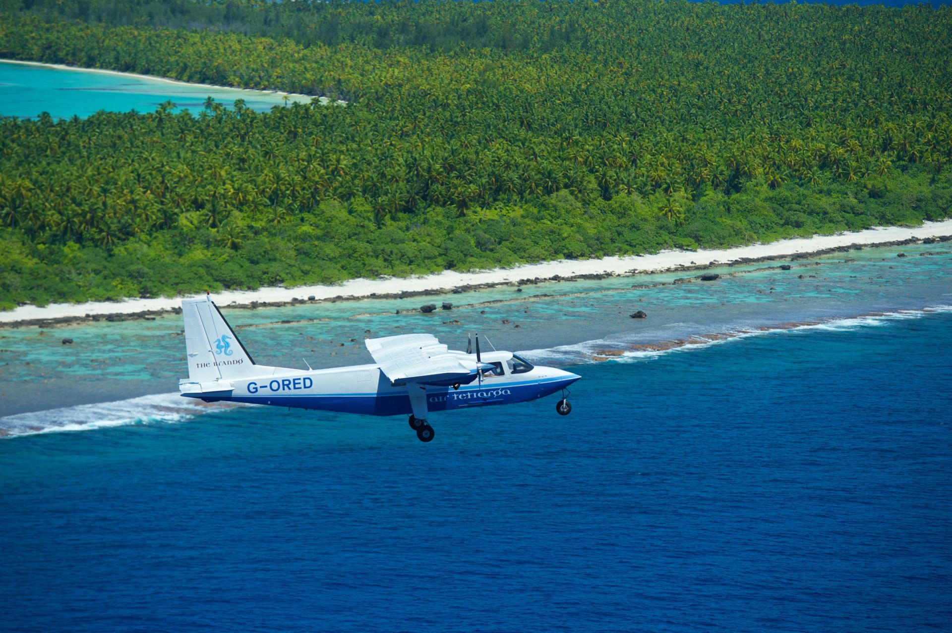 Anreise mit dem Flugzeug bei The Brando