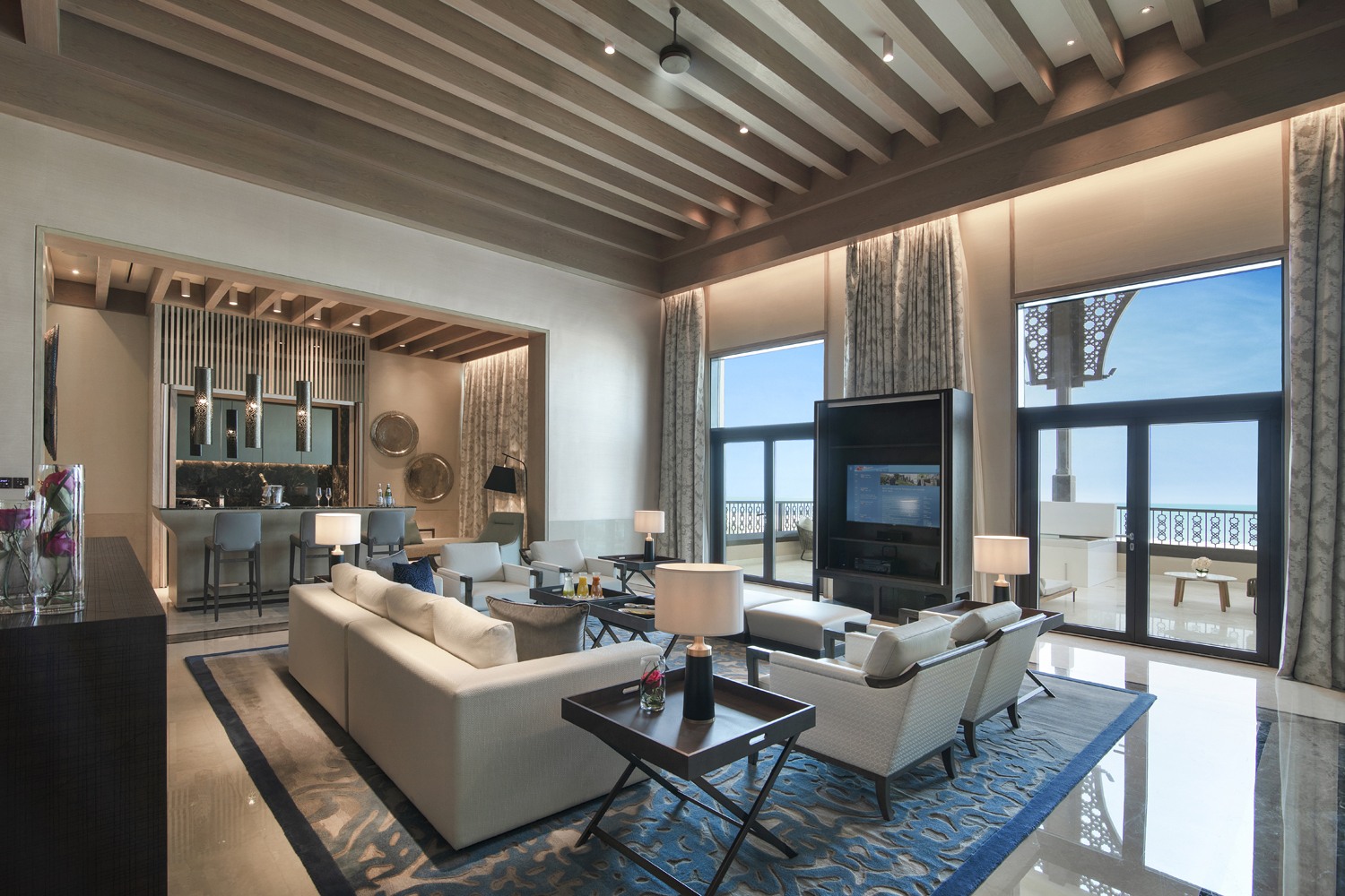 Wohnbereich im Saadiyat Rotana