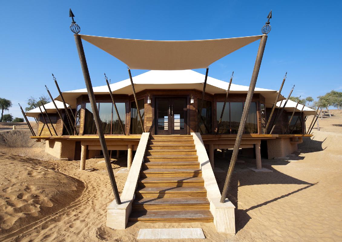 Außenansicht des Tented Villa