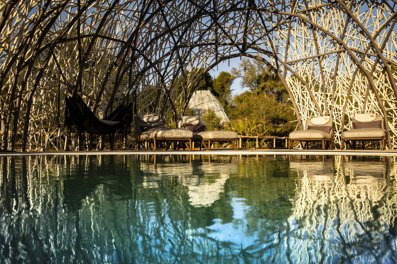 Swimmingpool des Jao Camp