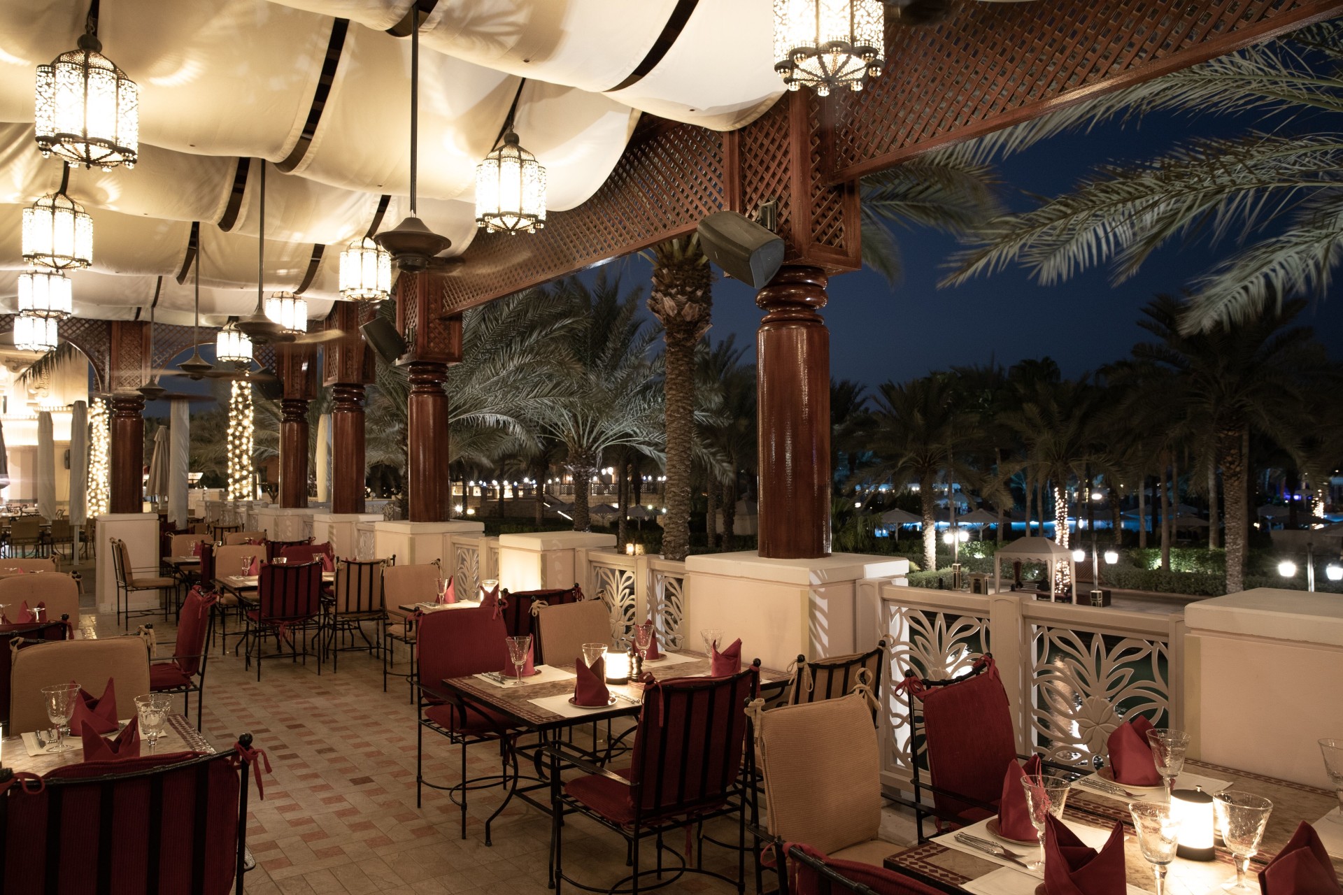 Terrasse des Al Hambra Restaurant