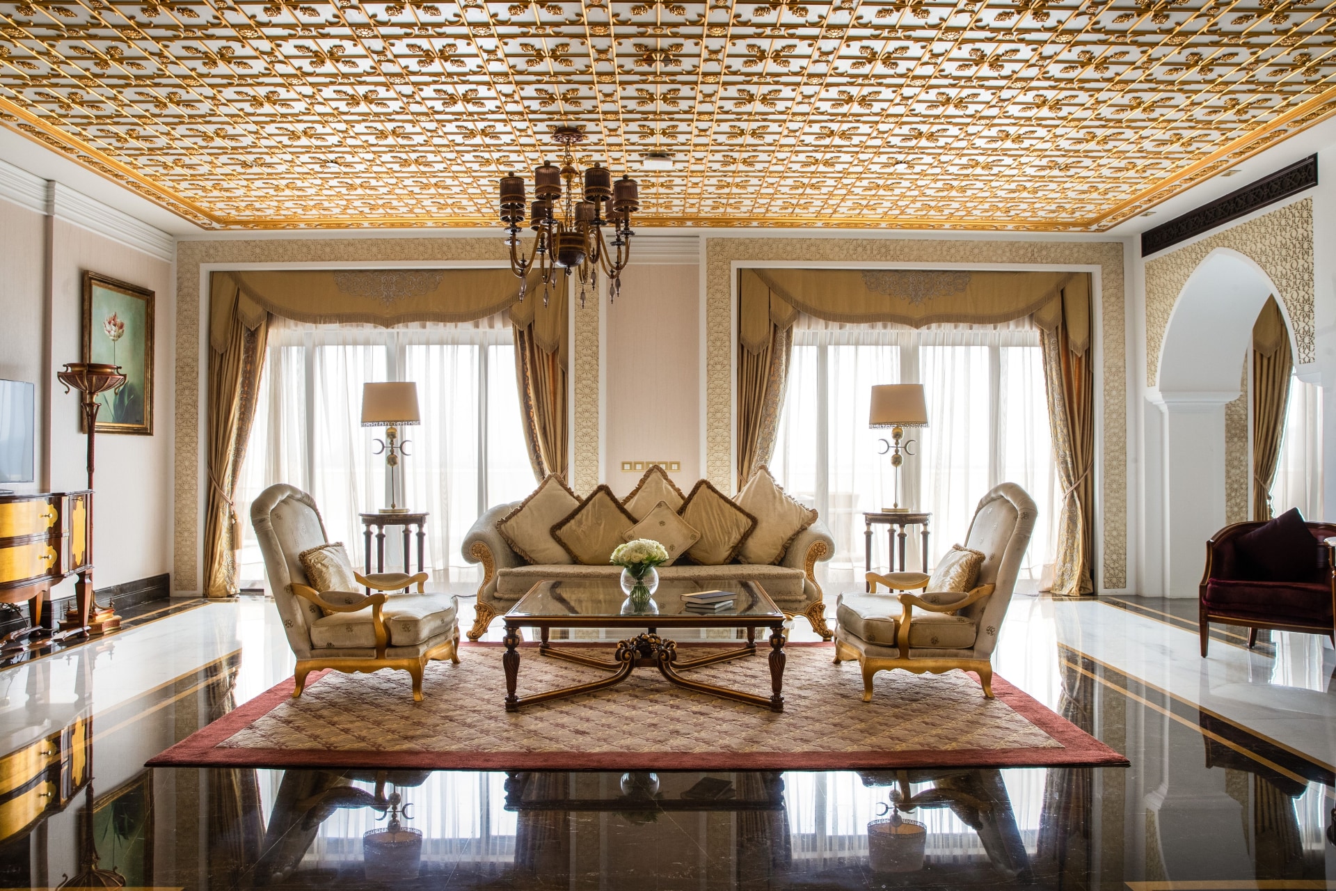 Wohnbereich der Grand Imperial Suite