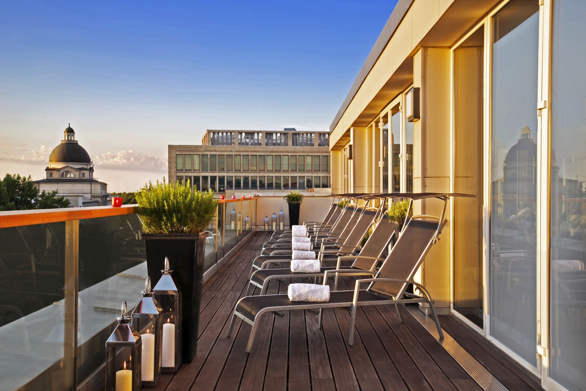 Terrasse des Spas