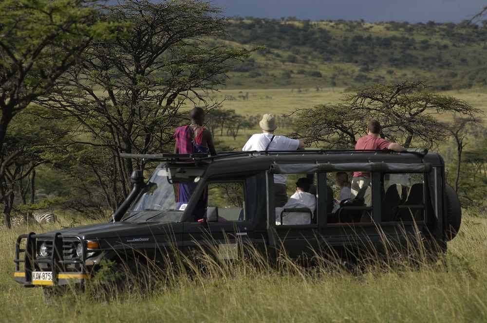 Pirschfahrt in der Masai Mara