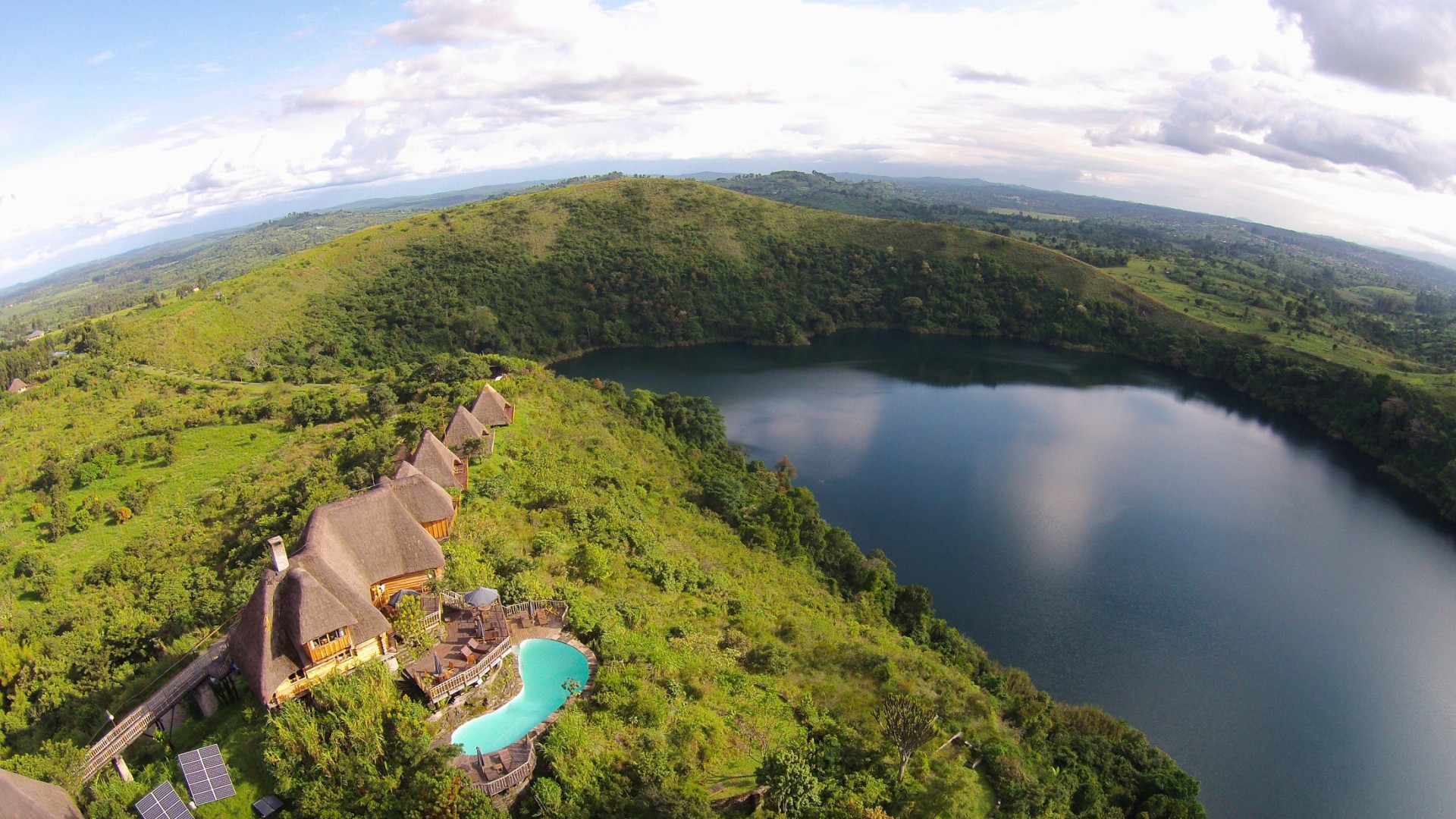 Lage der Kyaninga Lodge im Kibale Nationalpark