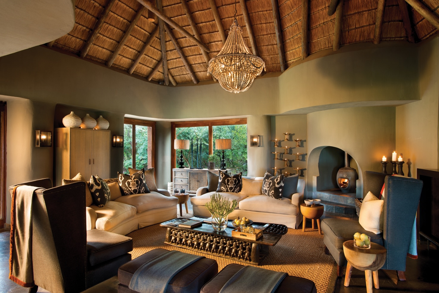 Lounge der Madikwe Safari Lodge