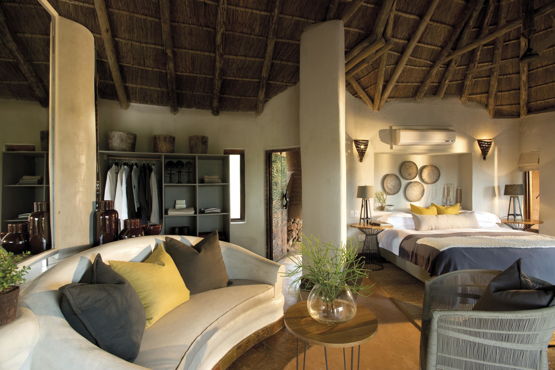 Suite Schlafzimmer der Madikwe Safari Lodge