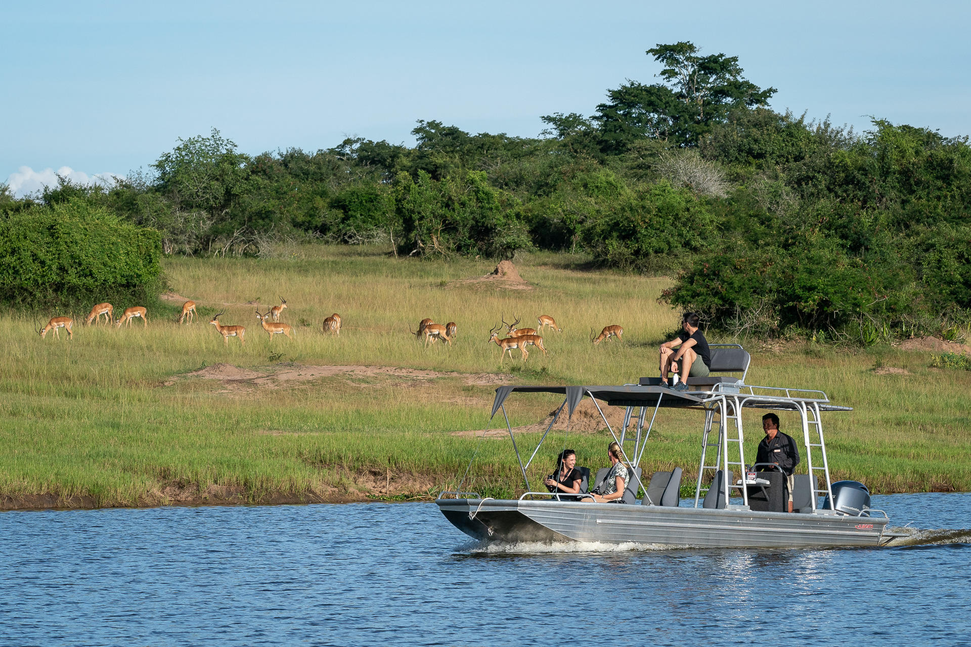 Bootfahrt im Akagera Nationalpark