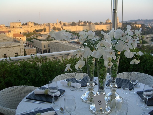 Rooftop Dinner Set-up