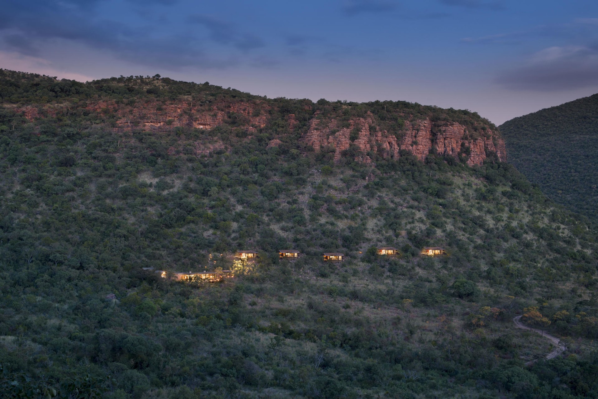 Lage von der Marataba Mountain Lodge