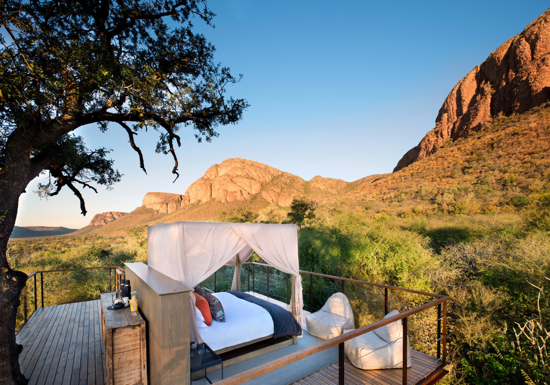 Treehouse in der Marataba Mountain Lodge