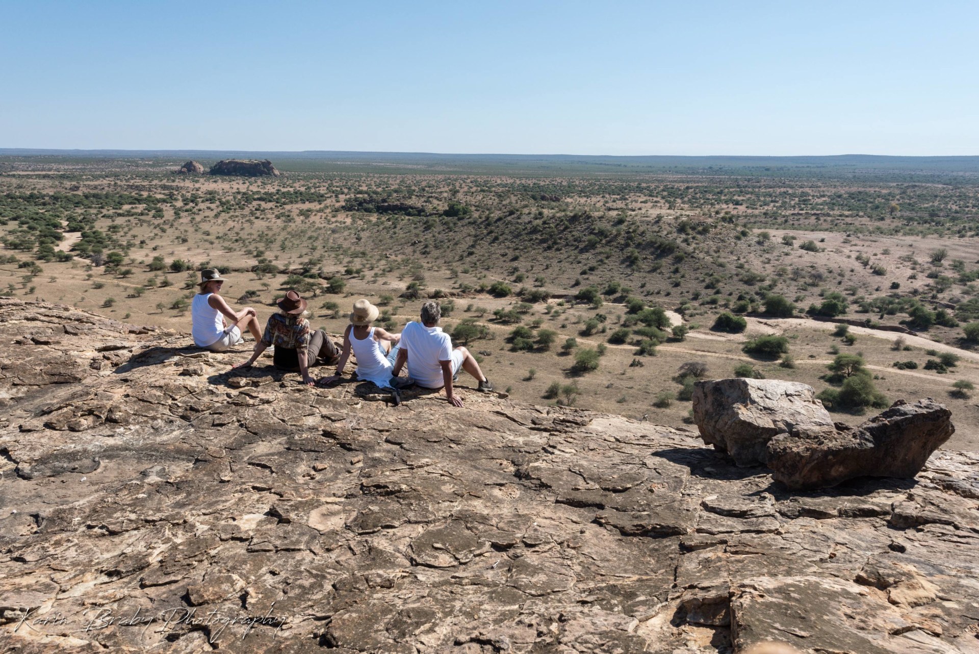 Lage der Mashatu Lodge in der Kalahari Wueste