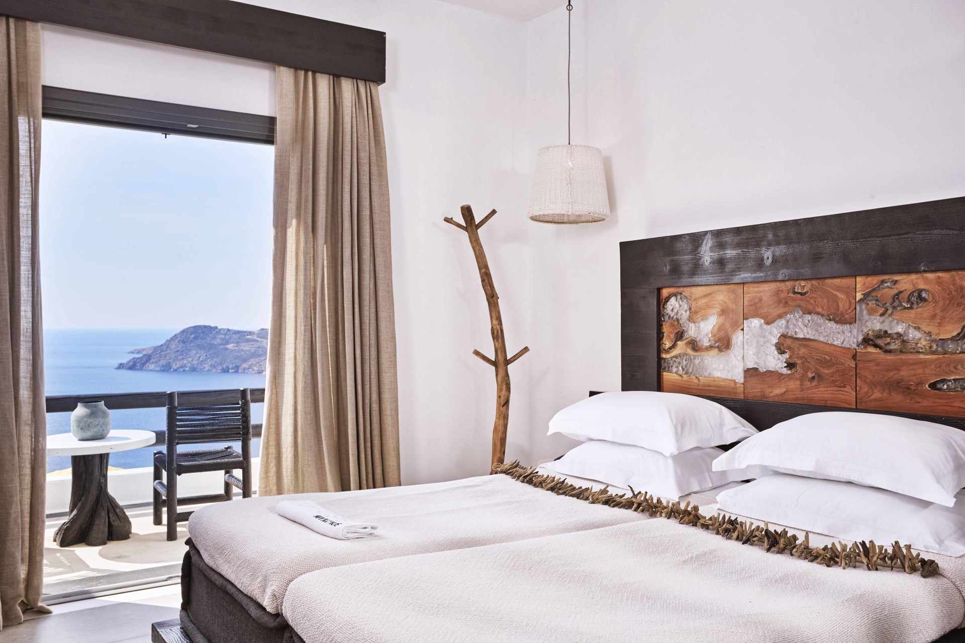 Schlafbereich und Terrasse des Signature Retreats