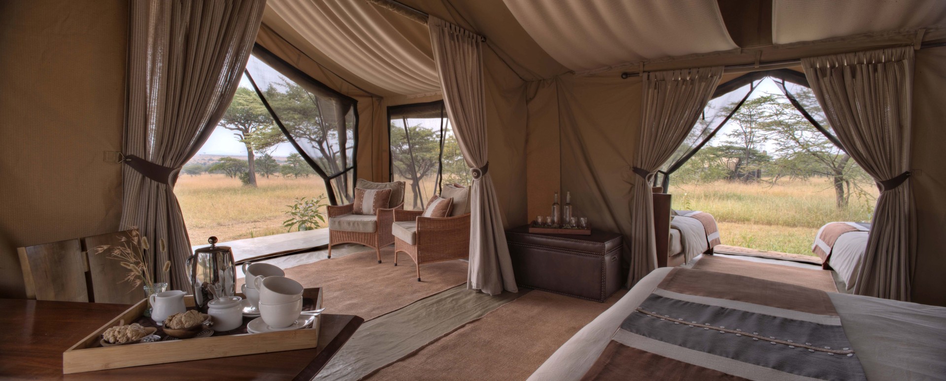 Familienzelt des Naboisho Camp
