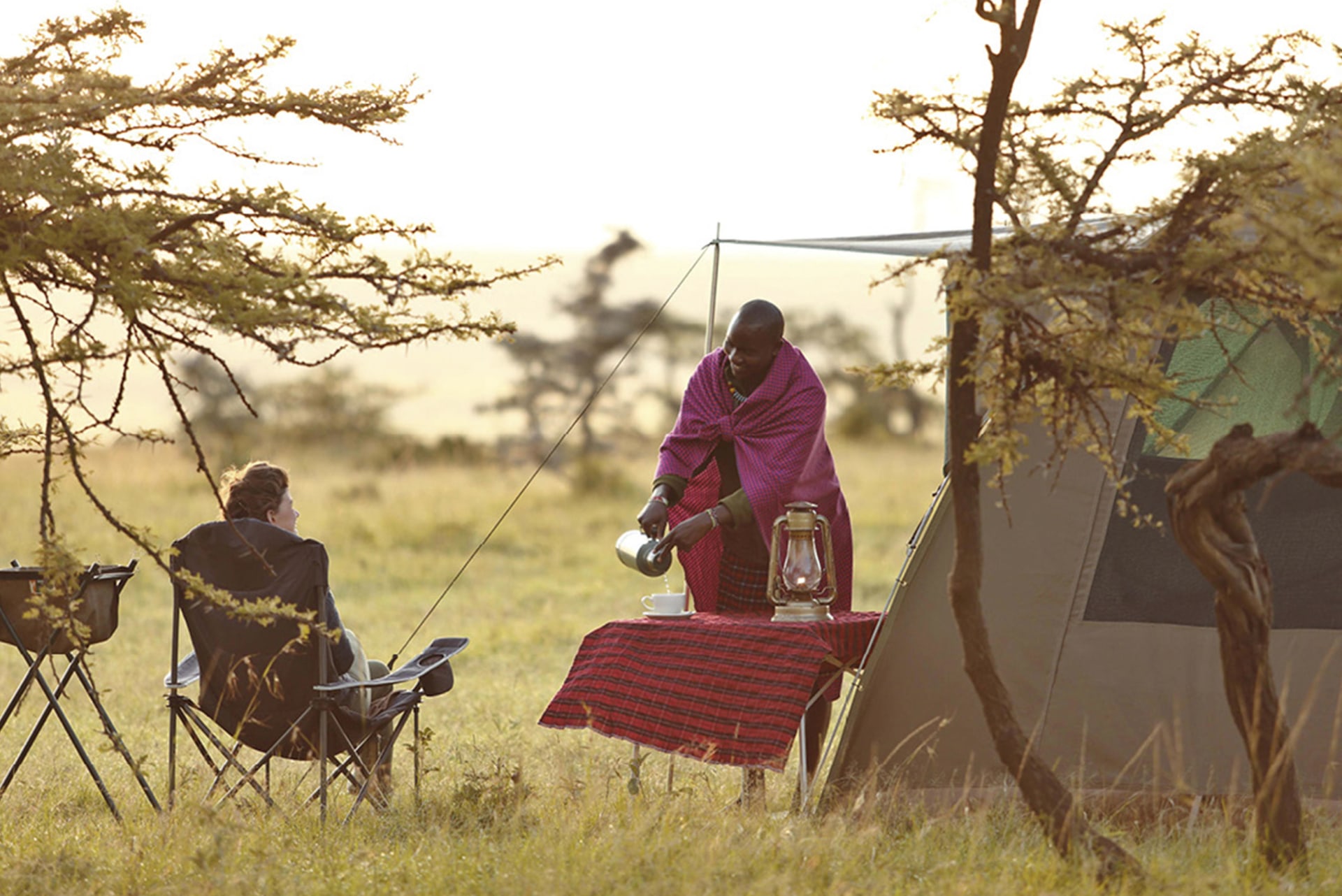 Fly Camping im Naboisho Camp