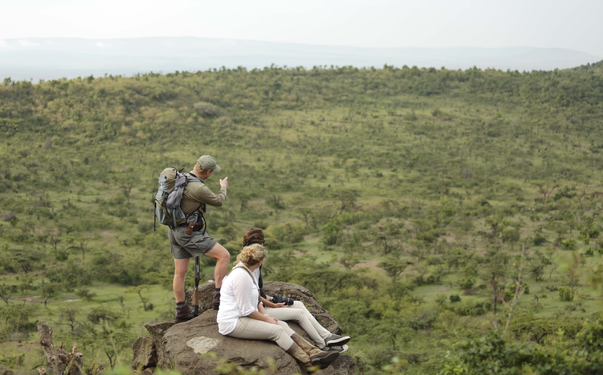 Wanderung durch die Wildnis der Masai mara