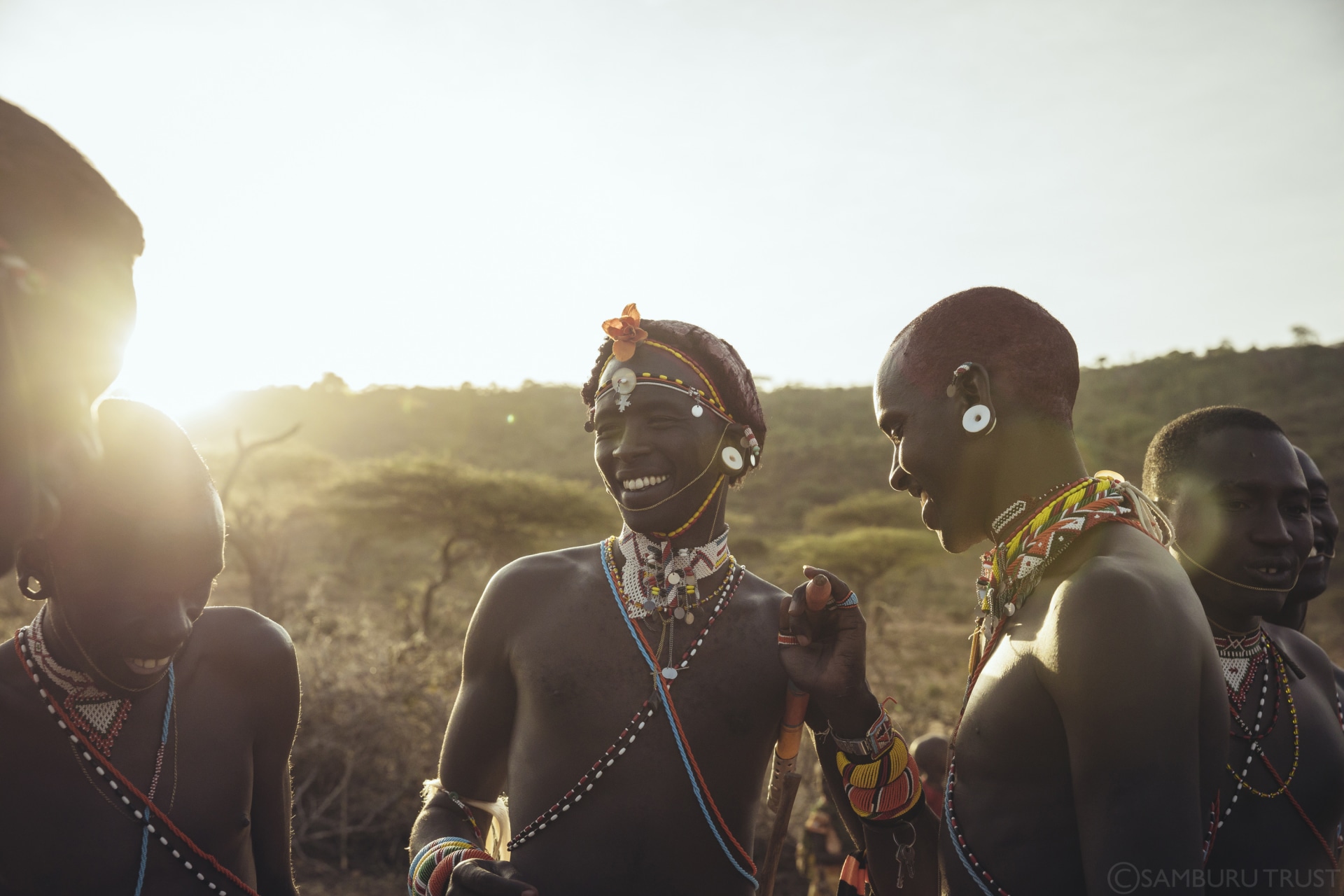 Samburu in der Ol Malo Lodge