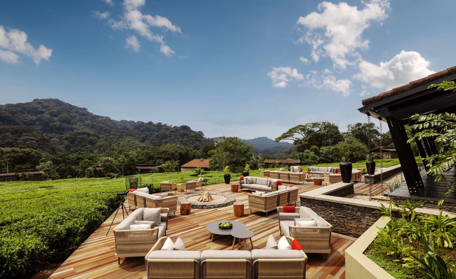 Terrasse des One&Only Nyungwe House