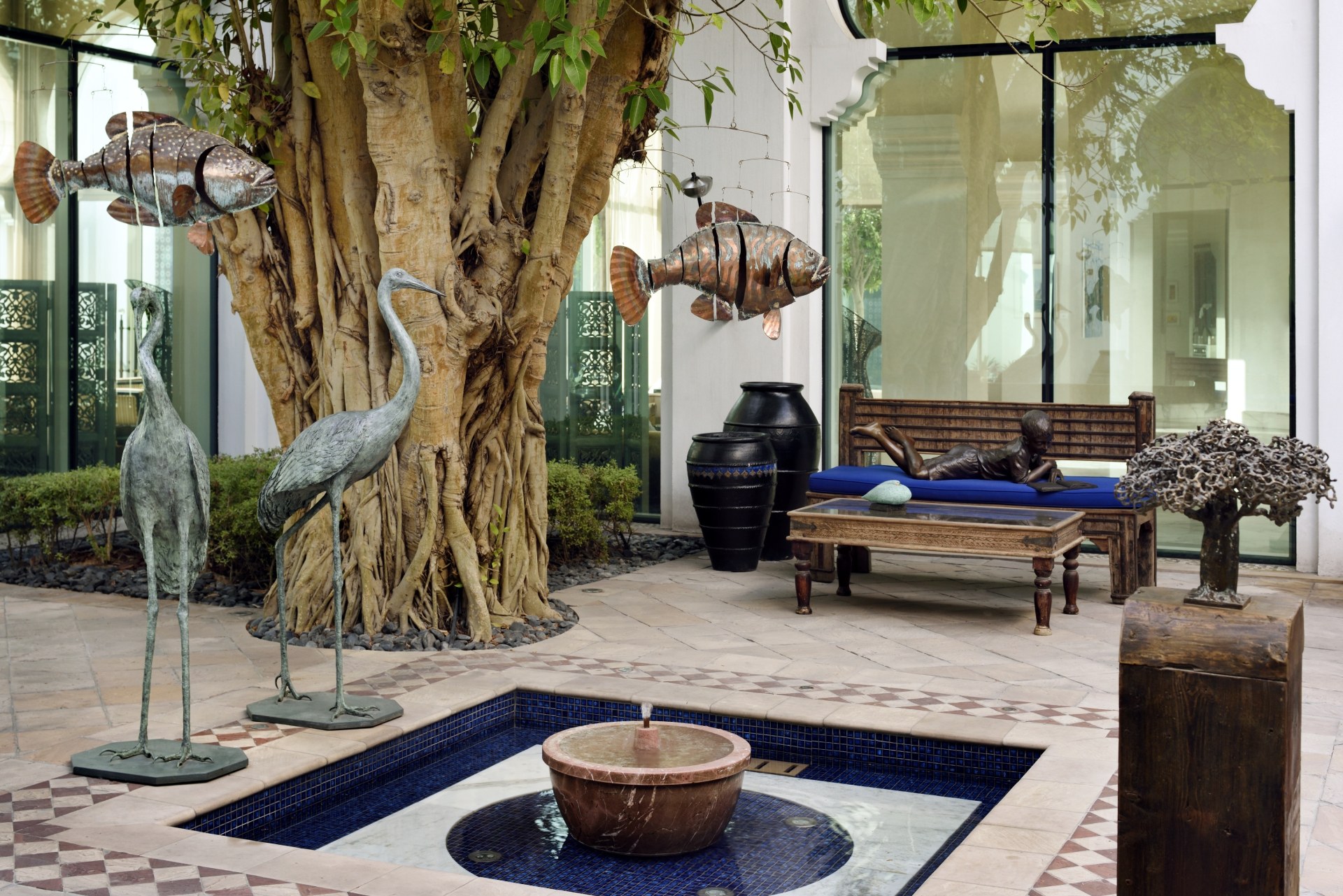 Innenhof des Park Hyatt Dubai