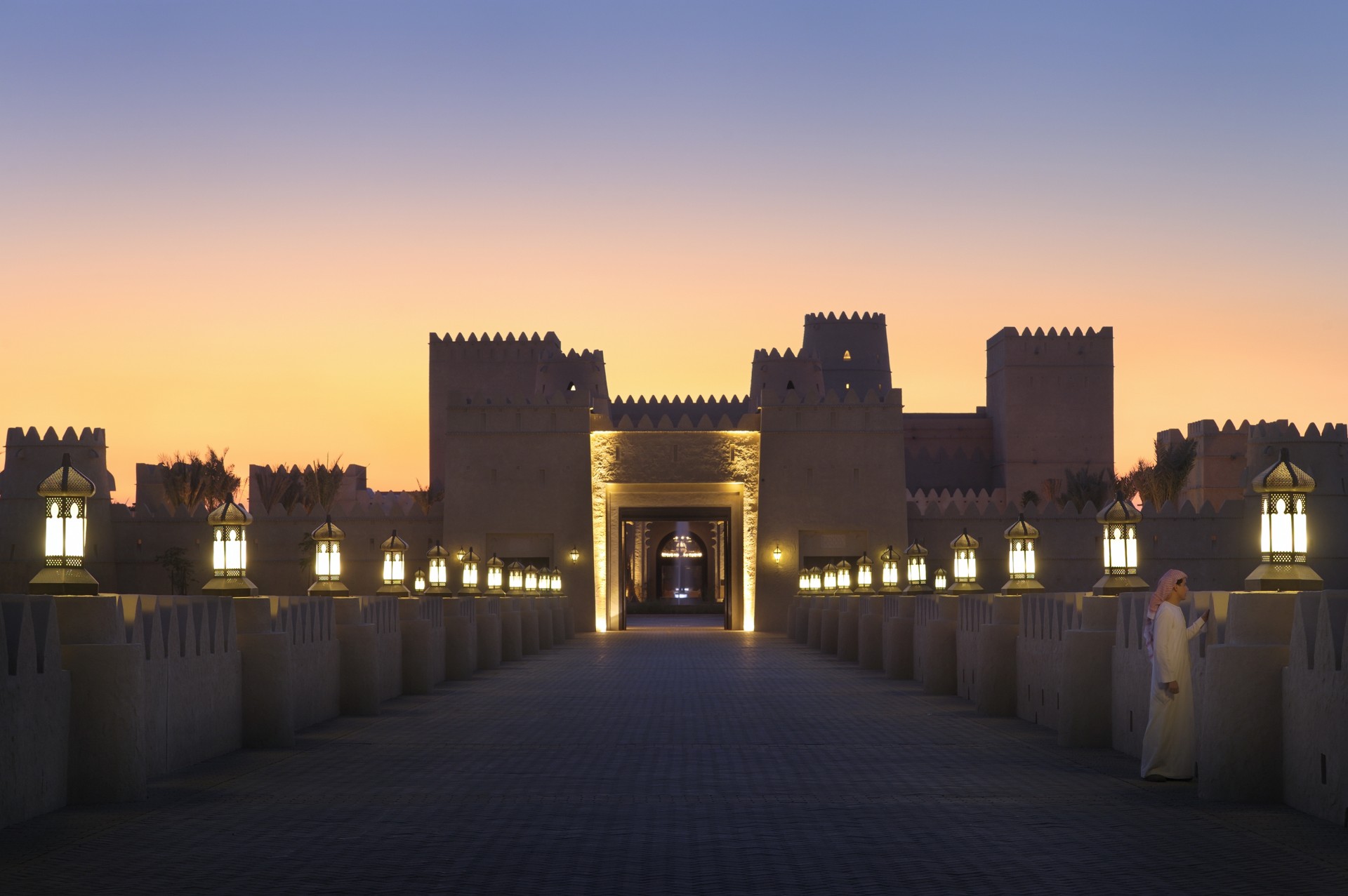 Haupteingang des Qasr Al Sarab