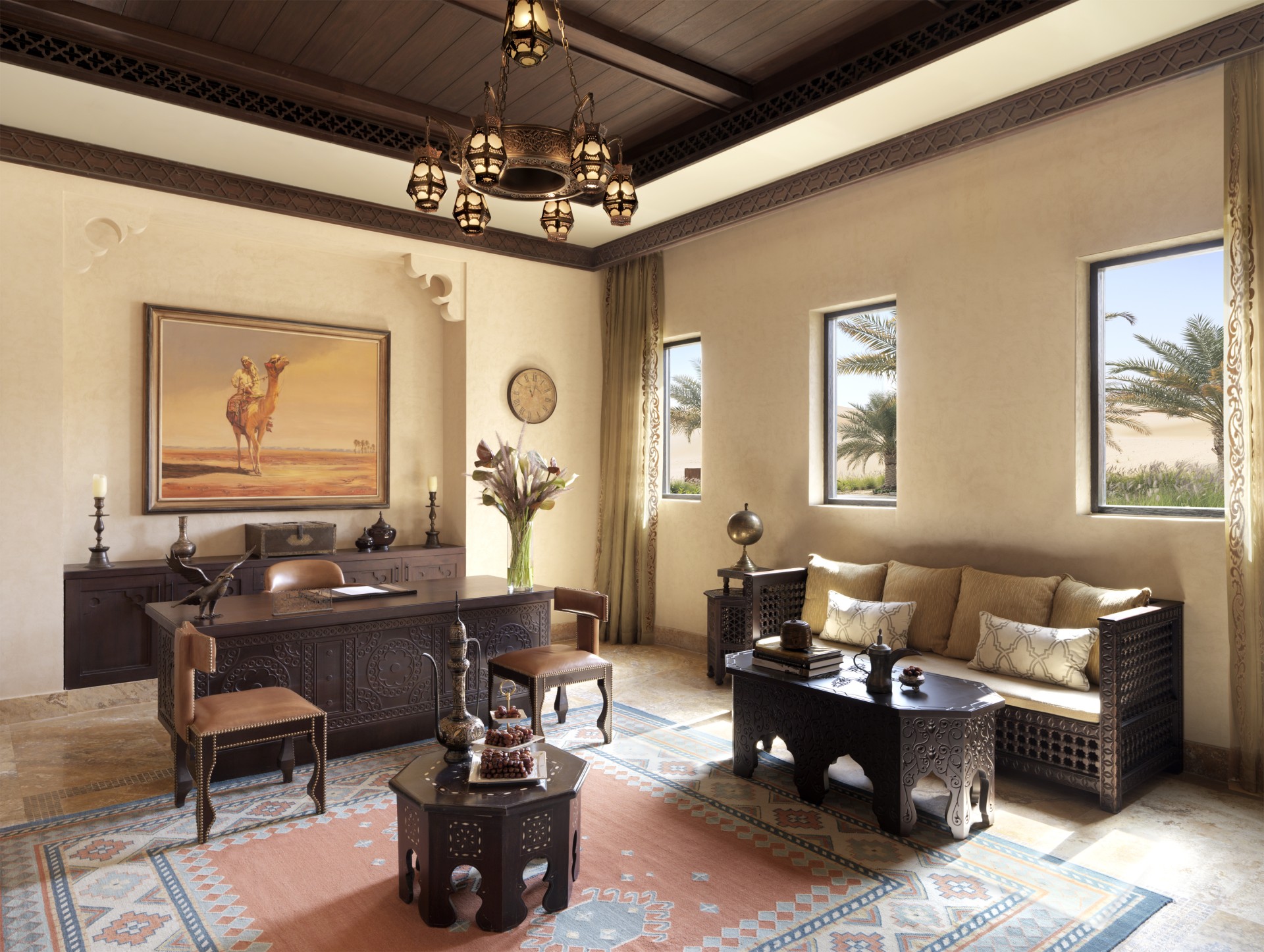 Rezeption im Qasr Al Sarab