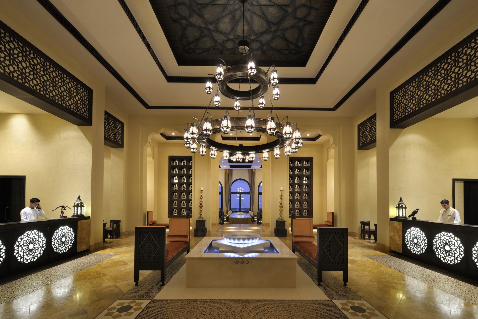 Rezeption im Qasr Al Sarab