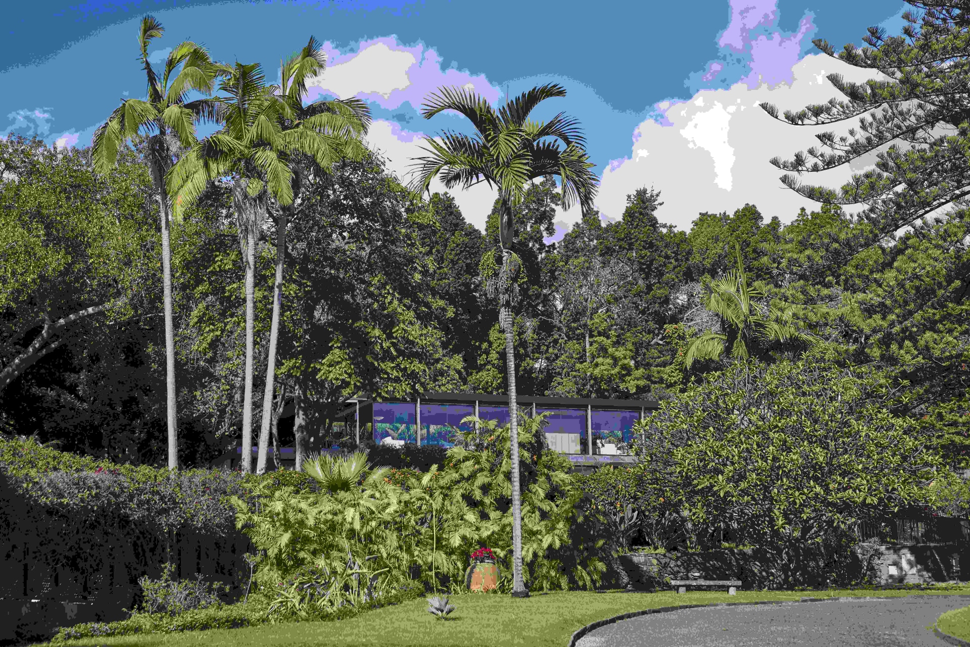 Gartenanlage der Quinta