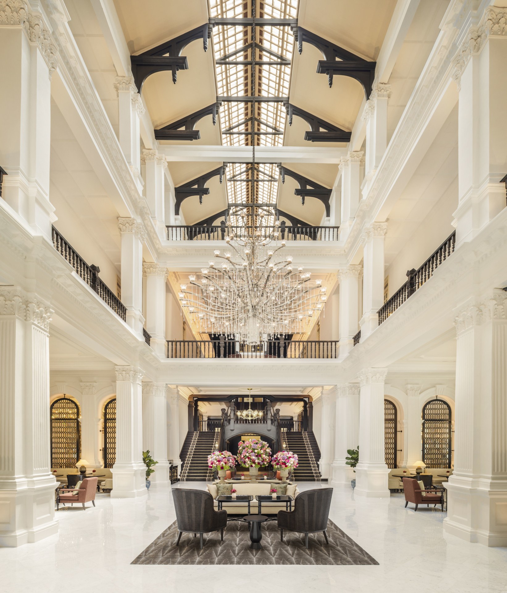 Grand Lobby des Raffles Singapur