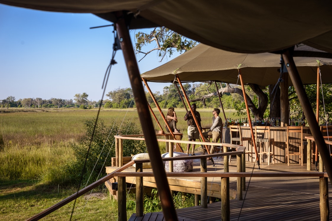 Terrasse des Sanctuary Stanleys Camp