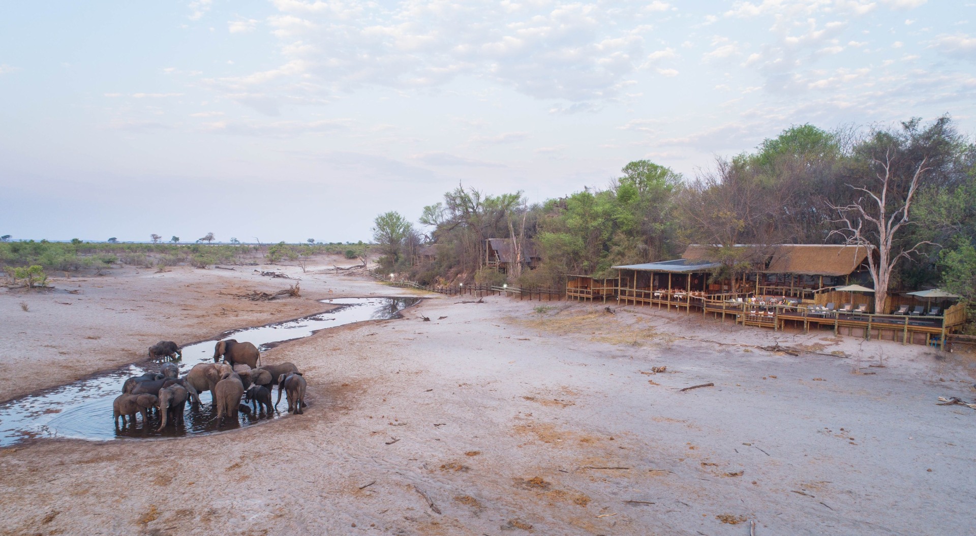 Lage der Savute Safari Lodge