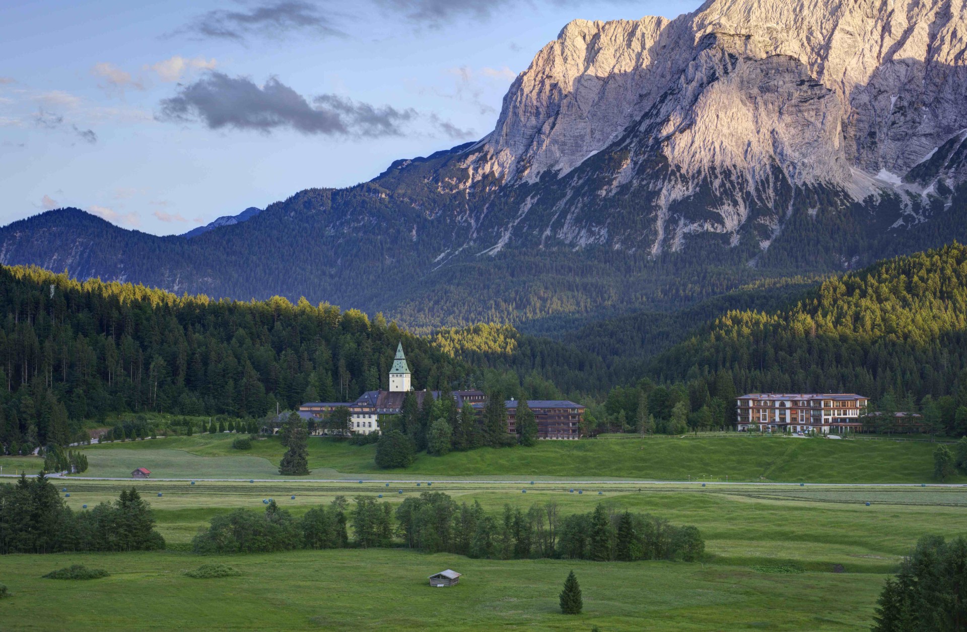 Landschaft um das Hotel