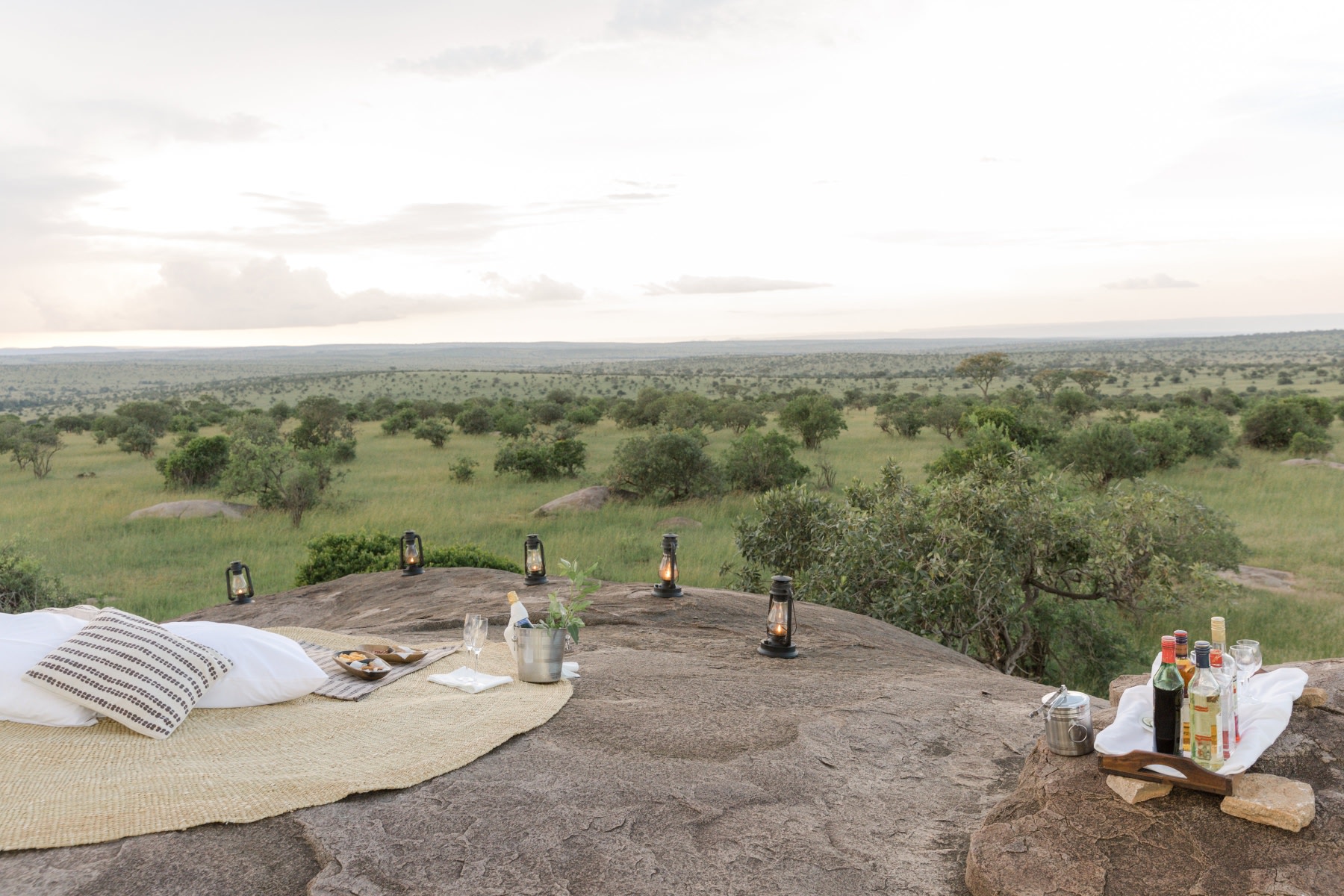 Picknick in der Wildnis der Serengeti