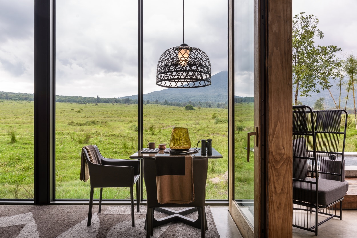 Abendessen in der Singita Kwitonda Lodge