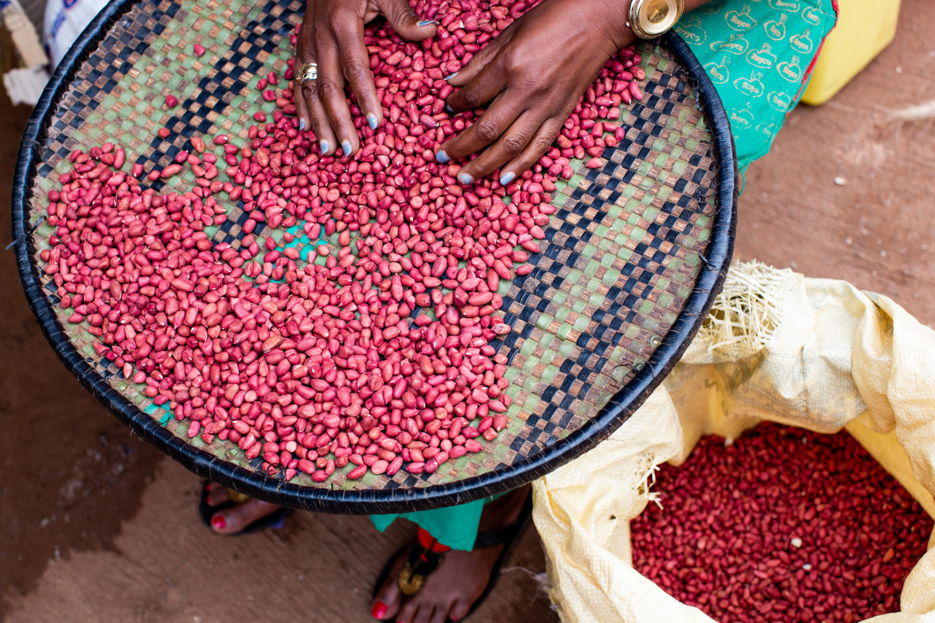 Besuch eines lokalen Marktes in Ruanda