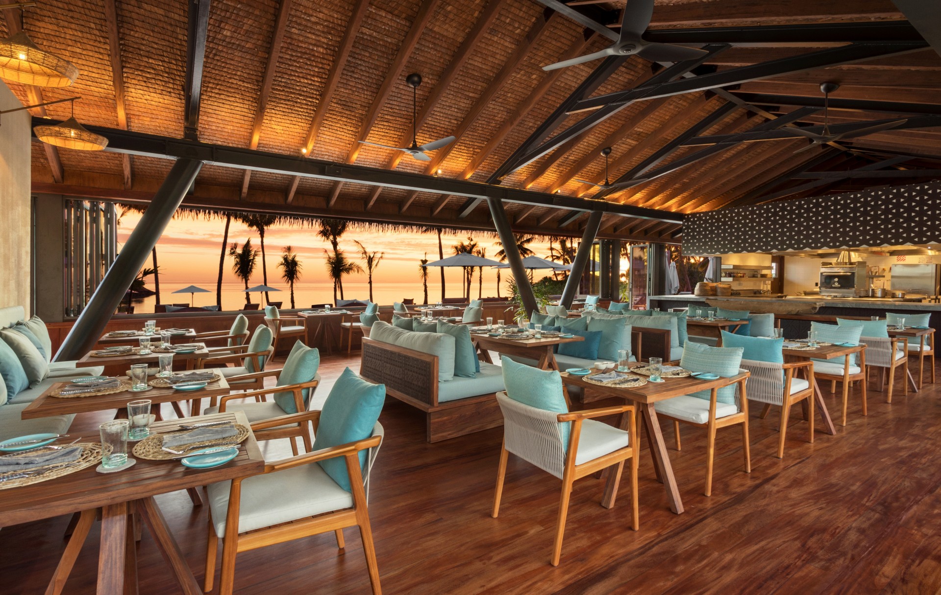 Tovolea Restaurant des Six Senses Fiji