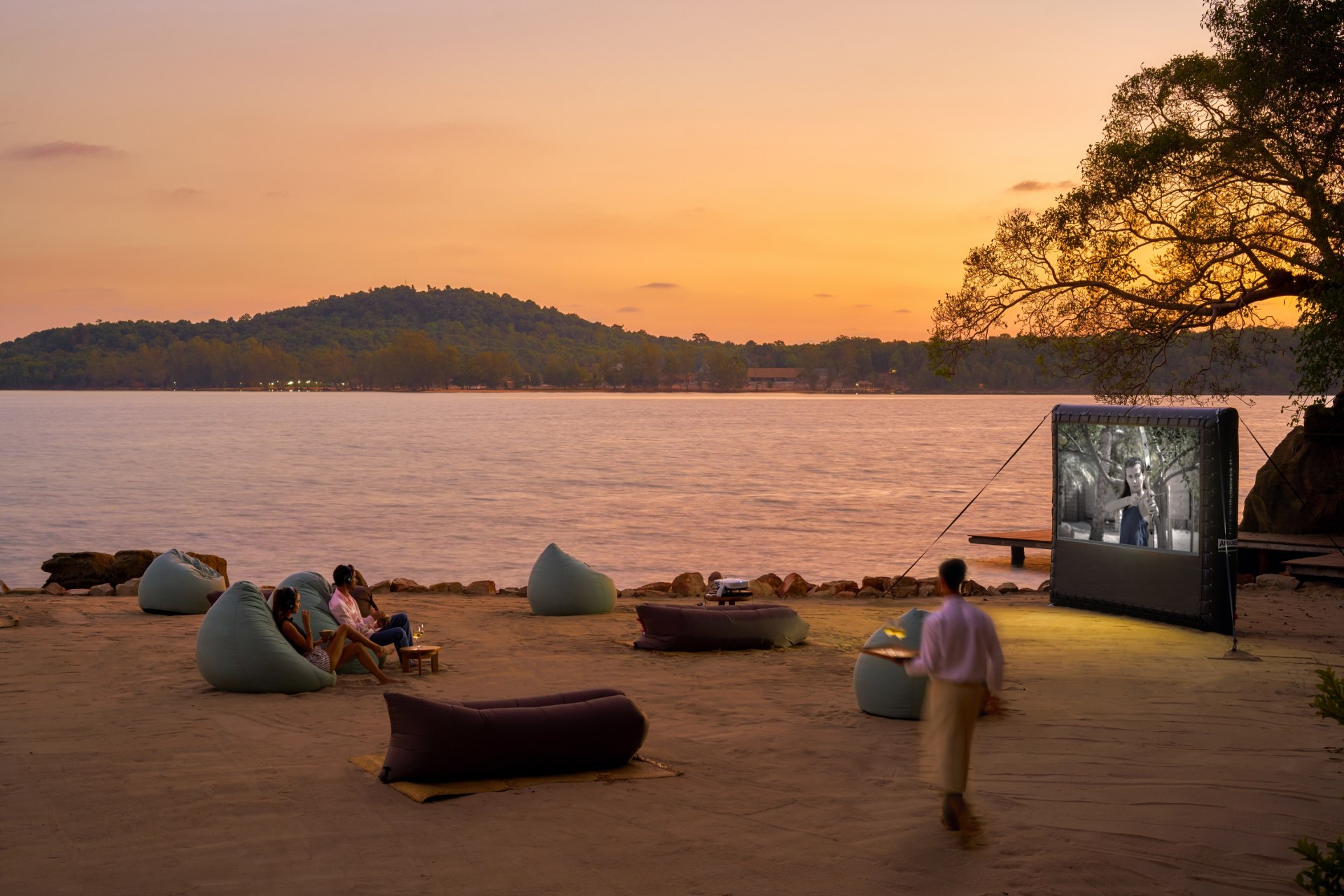 Cinema Paradiso bei Sonnenuntergang