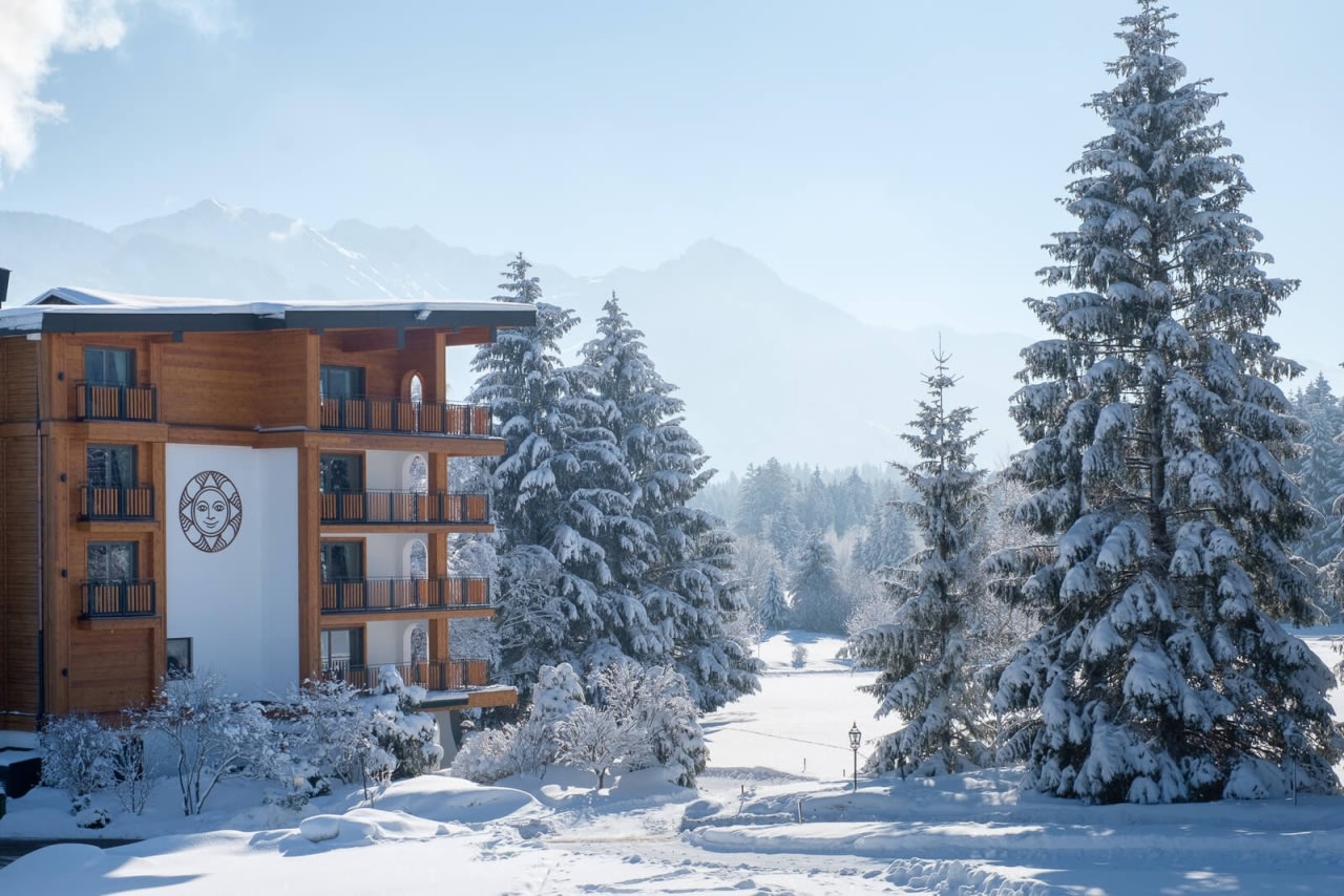 Resort im Schnee