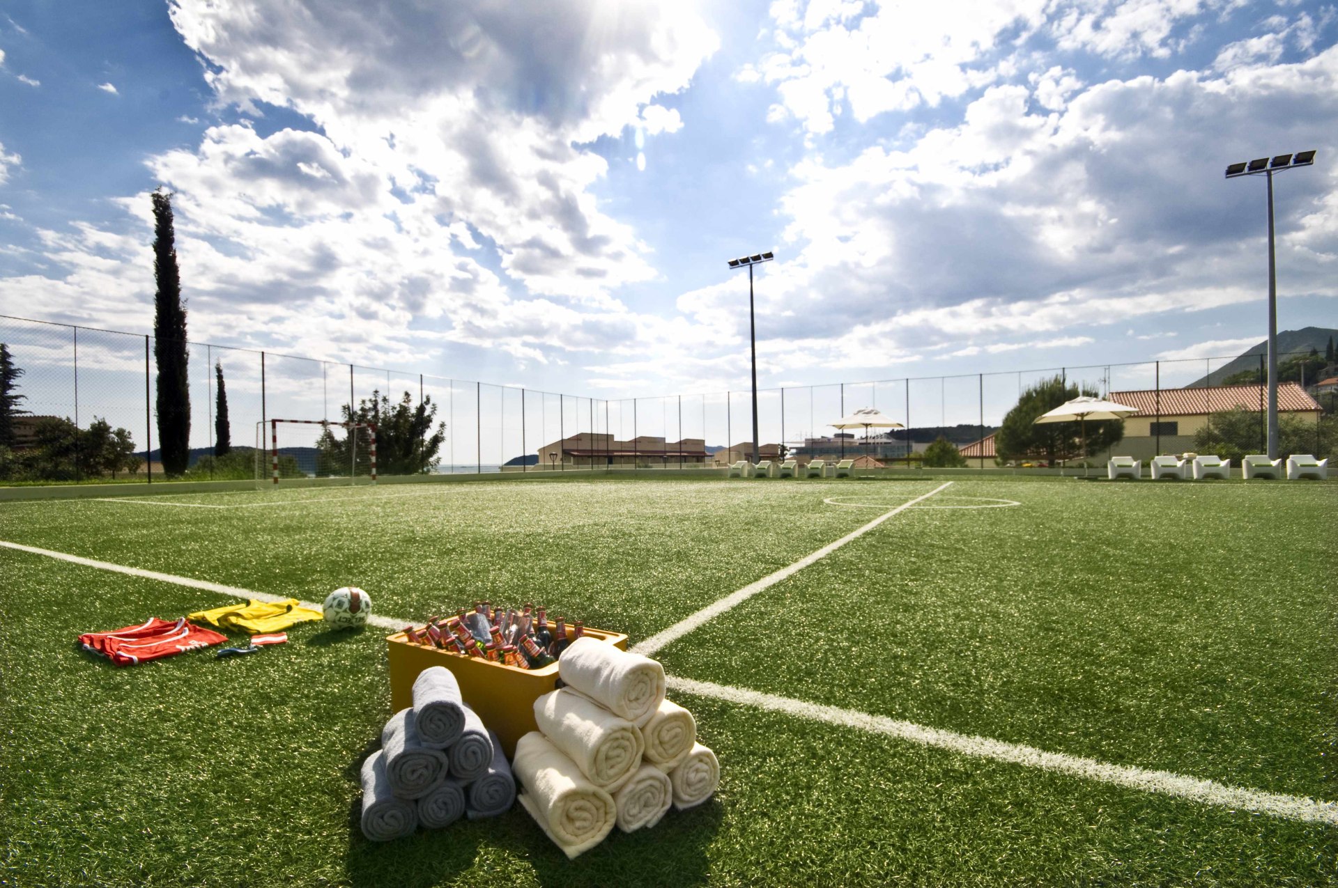 Fußballplatz des Sun Gardens Dubrovnik