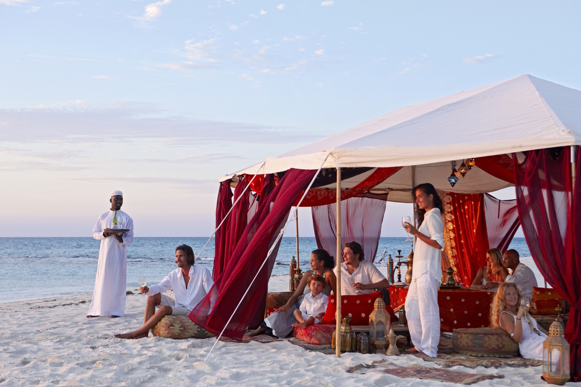 Arabische Nacht am Strand von Thanda Island