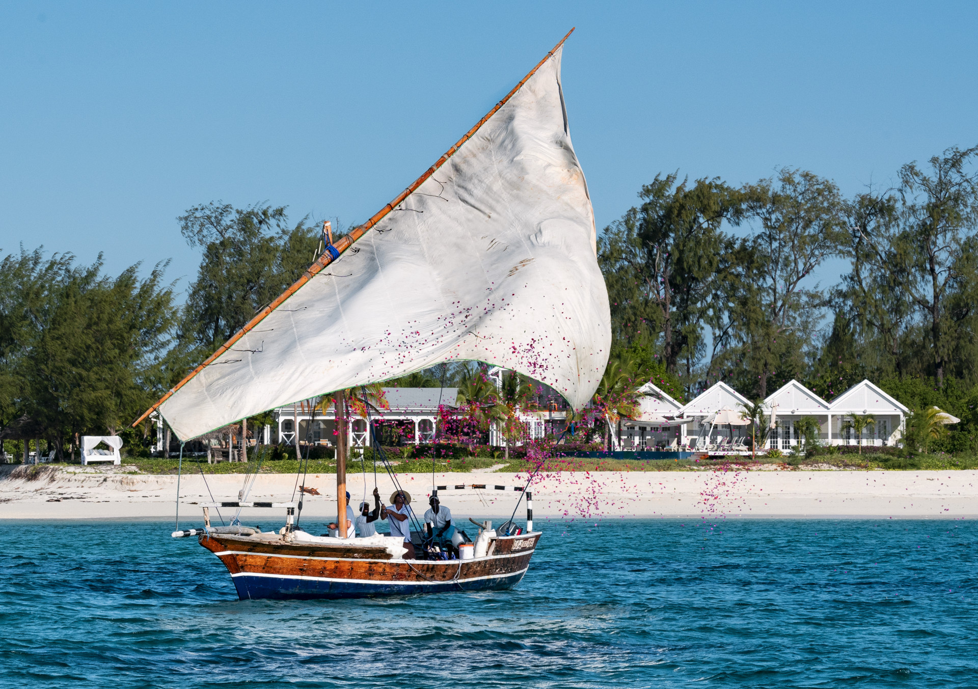 Bootfahrt vor Thanda Island