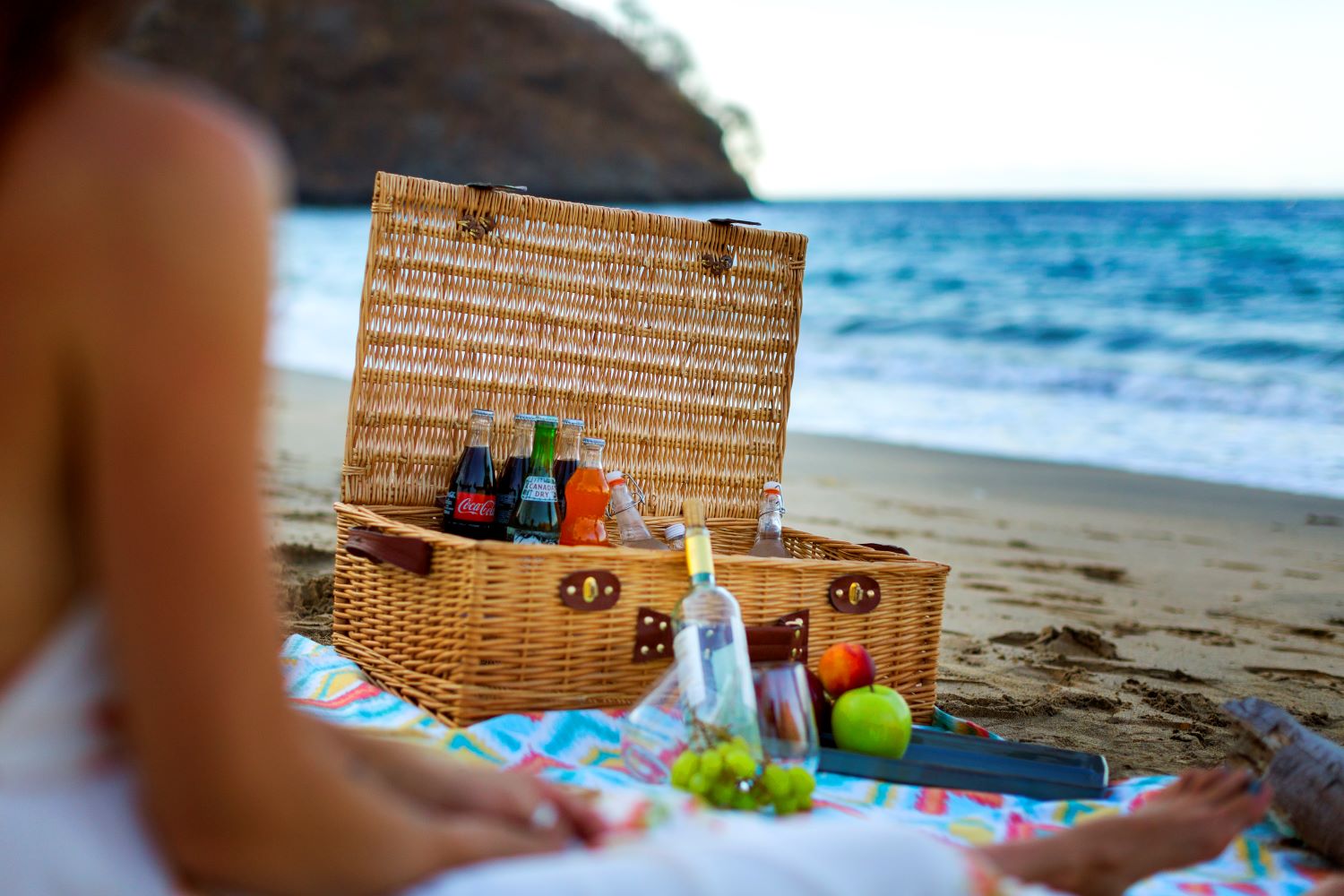 Picknick am Strand des Kasiiya Papagayo